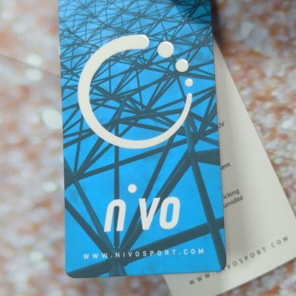 Nivo Sports Women’s Size S White Purple Golf Polo Shirt UV UPF 40 Quick Dry New - Picture 6 of 12